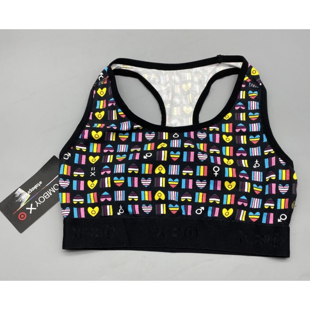 TOMBOY X #takepride racerback colorful bra Multiple
